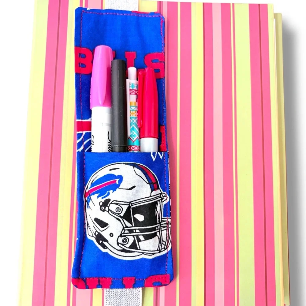 Blue and Pink Pen Holder Pencil Case